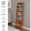 image:imageLavish Home 5Tier Ladder Shelf Cherry 1625 x 115 x 50Cherry