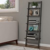 image:imageLavish Home 5Tier Ladder Shelf Cherry 1625 x 115 x 50Grey