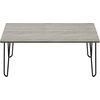 image:imageLavish Home Coffee Table with Hairpin Legs Brown WoodgrainLook 4125Gray Woodgrain
