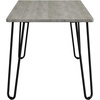 image:imageLavish Home Coffee Table with Hairpin Legs Brown WoodgrainLook 4125Gray Woodgrain