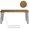 image:imageLavish Home Coffee Table with Hairpin Legs Brown WoodgrainLook 4125Rustic Brown Woodgrain
