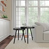 image:imageLavish Home Nesting Side Tables Black Set of 2 21516