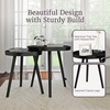 image:imageLavish Home Nesting Side Tables Black Set of 2 21516