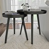 image:imageLavish Home Nesting Side Tables Black Set of 2 21516
