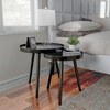 image:imageLavish Home Nesting Side Tables Black Set of 2 21516