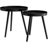 image:imageLavish Home Nesting Side Tables Black Set of 2 21516