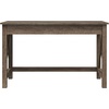 image:imageLavish Home Writing Desk  Work Desk with XPattern Legs  for Office Bedroom Computer or Craft Table  Home Office Desks WhiteLight Tan Woodgrain