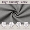 image:imageOutdoor Chair Cushion  45x215x3in High Back Outdoor Chair Cushions for Patio Furniture Rocking Adirondack or Dining Seats  Water Fade and UVProtected Fabric with Ties by Lavish Home GrayGray