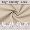 image:imageOutdoor Chair Cushions Set of 245x215x3in High Back Outdoor Cushions for Patio Furniture Rocking Adirondack or Dining Seats  Water Fade and UVResistant Pads with Ties by Lavish Home TanTan