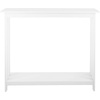 image:imageSlim Console Table  39in x 118in Narrow Entryway Table  2Tier Sofa Table with Open Storage Shelf  Console Tables for Entryway Hallway and Foyer  Living Room Furniture by Lavish Home BlackWhite