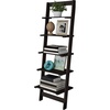 image:imageLavish Home 5Tier Ladder Shelf Cherry 1625 x 115 x 50Black