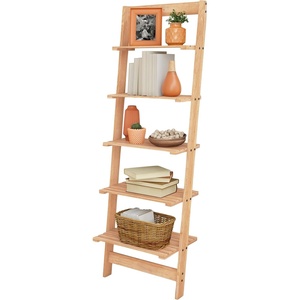 image:imageLavish Home 5Tier Ladder Shelf Cherry 1625 x 115 x 50Pickled Oak