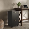 image:imageLavish Home 2Drawer Wooden File Cabinet with Lock Pink 16 x 27Black