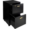 image:imageLavish Home 2Drawer Wooden File Cabinet with Lock Pink 16 x 27Black
