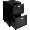 image:imageLavish Home 2Drawer Wooden File Cabinet with Lock Pink 16 x 27Black