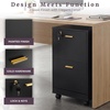 image:imageLavish Home 2Drawer Wooden File Cabinet with Lock Pink 16 x 27Black