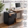 image:imageLavish Home 2Drawer Wooden File Cabinet with Lock Pink 16 x 27Black
