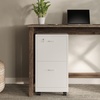 image:imageLavish Home 2Drawer Wooden File Cabinet with Lock Pink 16 x 27White