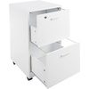 image:imageLavish Home 2Drawer Wooden File Cabinet with Lock Pink 16 x 27White