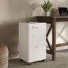 image:imageLavish Home 2Drawer Wooden File Cabinet with Lock Pink 16 x 27White