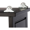 image:imageLavish Home 3 Tier Slim Utility Rolling Storage Cart Black 25W x 57DBlack