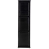 image:imageLavish Home 3 Tier Slim Utility Rolling Storage Cart Black 25W x 57DBlack