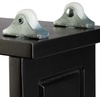 image:imageLavish Home 3 Tier Slim Utility Rolling Storage Cart Black 25W x 57DBlack
