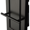 image:imageLavish Home 3 Tier Slim Utility Rolling Storage Cart Black 25W x 57DBlack