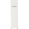 image:imageLavish Home 3 Tier Slim Utility Rolling Storage Cart Black 25W x 57DWhite