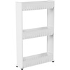 image:imageLavish Home 4Tier Storage Organizer Rack 215x5x40 White Spice Rack3Tier