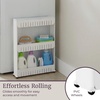 image:imageLavish Home 4Tier Storage Organizer Rack 215x5x40 White Spice Rack3Tier