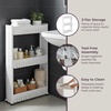 image:imageLavish Home 4Tier Storage Organizer Rack 215x5x40 White Spice Rack3Tier