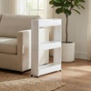 image:imageLavish Home 4Tier Storage Organizer Rack 215x5x40 White Spice Rack3Tier