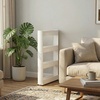 image:imageLavish Home 4Tier Storage Organizer Rack 215x5x40 White Spice Rack4Tier