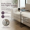 image:imageLavish Home Acrylic Side Table Clear 14 x 12 x 24