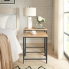 image:imageLavish Home Coffee Table Set WalnutBlack 3PieceSet 4120Set of 2