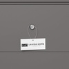image:imageLavish Home End 2 DrawersSofa Side Table Gray amp SilverSlate Gray