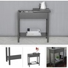 image:imageLavish Home FlipTop End Table White 2275 x 11 x 24Grey
