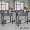image:imageLavish Home FlipTop End Table White 2275 x 11 x 24Grey