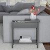 image:imageLavish Home FlipTop End Table White 2275 x 11 x 24Grey