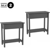 image:imageLavish Home FlipTop End Table White 2275 x 11 x 24Grey