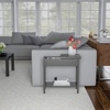 image:imageLavish Home FlipTop End Table White 2275 x 11 x 24Grey