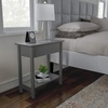 image:imageLavish Home FlipTop End Table White 2275 x 11 x 24Grey