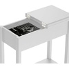 image:imageLavish Home FlipTop End Table White 2275 x 11 x 24White