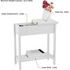 image:imageLavish Home FlipTop End Table White 2275 x 11 x 24White