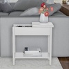 image:imageLavish Home FlipTop End Table White 2275 x 11 x 24White