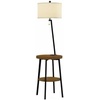 image:imageLavish Home Floor Lamp with Table BrownBlack 1725 x 58