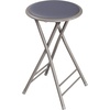 image:imageLavish Home Folding Stool with Padded Backless Seat Set of 2 Black 24Grey