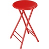 image:imageLavish Home Folding Stool with Padded Backless Seat Set of 2 Black 24Red