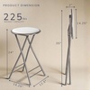 image:imageLavish Home Folding Stool with Padded Backless Seat Set of 2 Black 24White